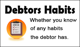 Debtors Known Habits in Cardiff